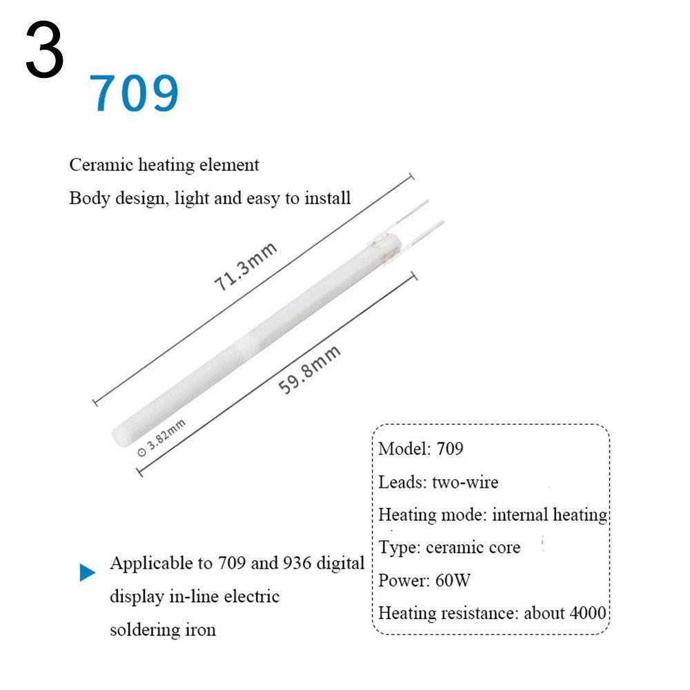 Нагревательный инструмент Сварочное оборудование Керамический нагревательный сердечник 4-проводной адаптер Нагревательный элемент паяльника 3