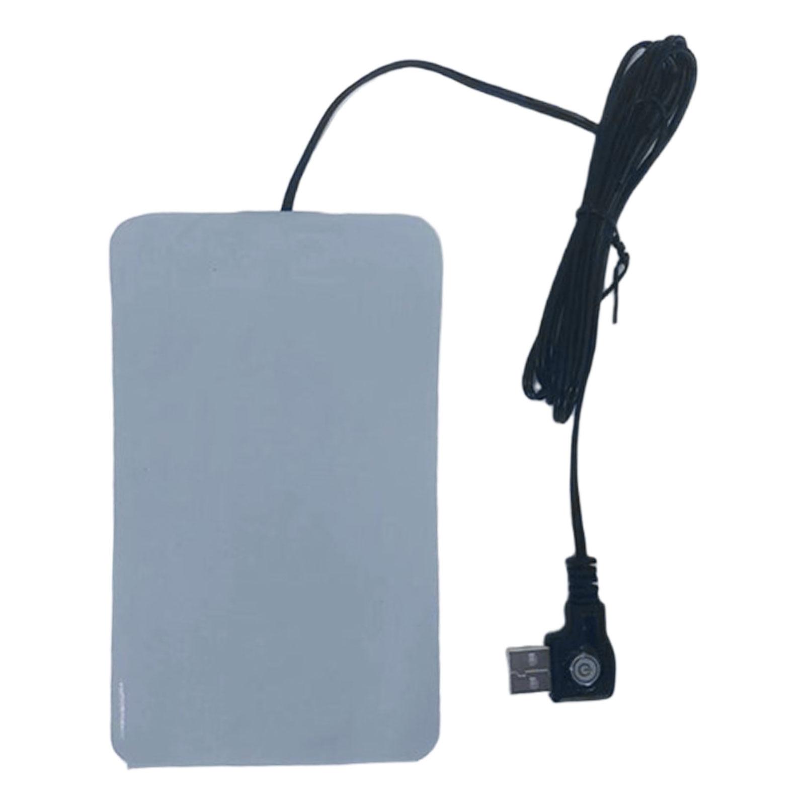 USB-грелка, практичный нагревательный коврик, 5 В, электрический нагревательный пленочный нагревательный коврик, силиконовый нагревательный коврик с 3 уровнями нагрева