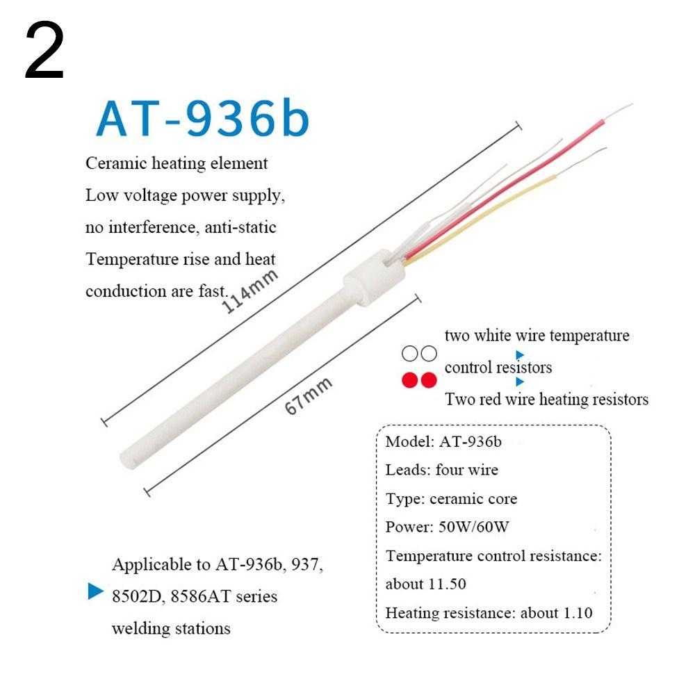 Нагревательный инструмент Сварочное оборудование Паяльник Керамический нагревательный элемент Нагревательный элемент 4-проводной Адаптер 2